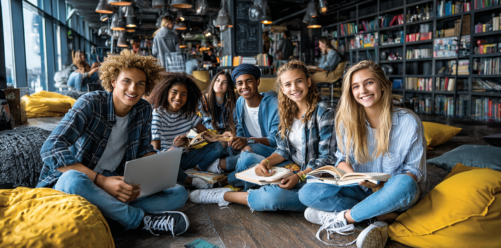 Bilde/illustrasjon for Studiehjelp på Hovseter skolebibliotek Studiehjelp på Hovseter skolebibliotek